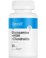 Glucosamine + MSM + Chondroitin, 30 таблетки, OstroVit -1