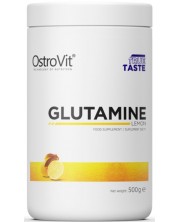 Glutamine Powder, лимон, 500 g, OstroVit -1