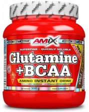 Glutamine + BCAA, кола, 300 g, Amix