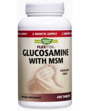 Glucosamine with MSM, 240 таблетки, Nature’s Way