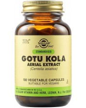 Gotu Kola Aerial Extract, 100 растителни капсули, Solgar