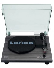 Грамофон Lenco - LS-10BK, ръчен, черен -1