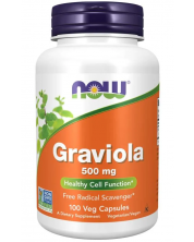 Graviola, 500 mg, 100 капсули, Now