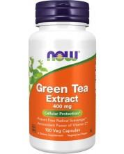 Green Tea Extract, 100 капсули, Now -1