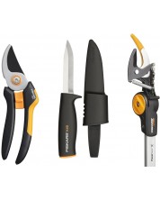 Градинарски комплект Fiskars - Резачка UPX82 + нож K40 + лозарска ножица M P321 -1