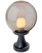 Градинска лампа Smarter - Sfera 200 9764, IP44, E27, 1x28W, черно-опушена -1