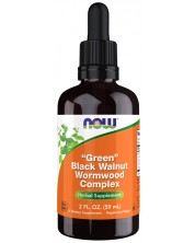 Green Black Walnut Wormwood Complex, 59 ml, Now -1
