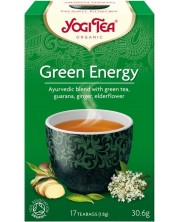 Green Energy Билков чай, 17 пакетчета, Yogi Tea -1