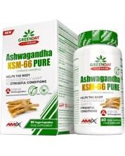 GreenDay Ashwagandha KSM-66 Pure, 60 капсули, Amix