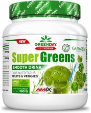GreenDay Super Greens Smooth Drink, ябълка, 360 g, Amix