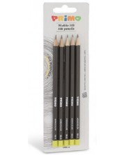 Графитни моливи Primo HB - Шестоъгълни, 5 броя