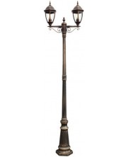 Градинска лампа Smarter - Sevilla 9609, IP44, E27, 2x42W, антично черна -1