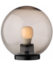 Градинска лампа Smarter - Sfera 200 9760, IP44, E27, 1x28W, черно-опушена -1
