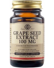 Grape Seed Extract, 100 mg, 30 растителни капсули, Solgar
