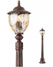 Градинска лампа Smarter - Matera 9634, IP33, E27, 1x42W, черно-медна -1