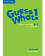 Guess What! Levels 3-4 Teacher's Resource and Tests CD-ROM British English / Английски език - ниво 3-4: Материали за учителя с тестове CD-ROM -1