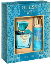 Guess Комплект Seductive Blue - Тоалетна вода и Парфюмен спрей, 75 + 125 ml -1