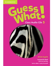 Guess What! Level 5 Class Audio CDs British English / Английски език - ниво 5: 3 CD аудио -1