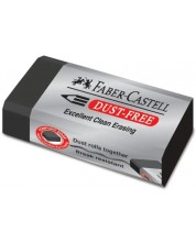 Гума Faber-Castell - Dust-Free, черна -1