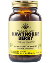 Hawthorne Berry, 100 растителни капсули, Solgar -1