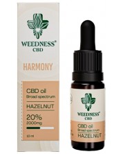 Harmony CBD масло, 20%, лешник, 10 ml, Weedness CBD -1