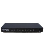 HDMI сплитер ESTILLO - HDSP0008M1, 1/8, 4K/60Hz, черен -1