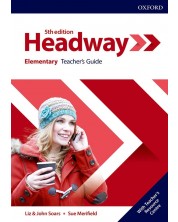 Headway 5Е Elementary Teacher's Guide with Teacher's Resource Center / Английски език - ниво Elementary: Книга за учителя -1