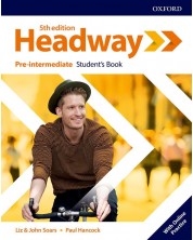 Headway 5E Pre-Intermediate Student's Book with Online Practice / Английски език - ниво Pre-Intermediate: Учебник с онлайн ресурси -1