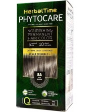 Herbal Time Phytocare Боя за коса, 8A Пепелно рус -1