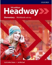 Headway 5E Elementary Workbook with Key / Английски език - ниво Elementary: Учебна тетрадка с отговори