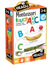 Образователна игра Headu Montessori - Докосни и разпознай буква -1
