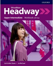 Headway 5E Upper-Intermediate Workbook with Key / Английски език - ниво Upper-Intermediate: Учебна тетрадка с отговори