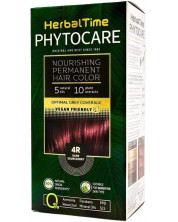 Herbal Time Phytocare Боя за коса, 4R Тъмна вишна -1