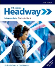 Headway 5E Intermediate Student's Book with Online Practice / Английски език - ниво Intermediate: Учебник с онлайн ресурси -1