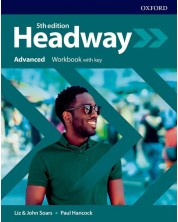 Headway 5E Advanced Workbook with Key / Английски език - ниво Advanced: Учебна тетрадка с отговори -1