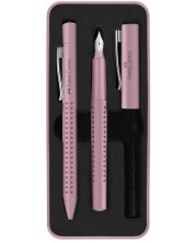 Химикалка и писалка Faber Castell Grip 2010 - Розови сенки