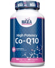 High Potency Co-Q10, 100 mg, 60 капсули, Haya Labs