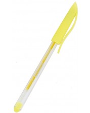 Химикалка Marvy Uchida - SB10 Fluo, 1.0 mm, жълта -1