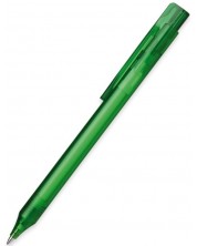 Автоматична химикалка Schneider Essential - М, зелена, прозрачен корпус -1