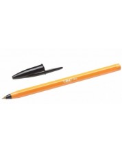 Химикалка BIC Orange Original Fine - 0.8 mm, черна