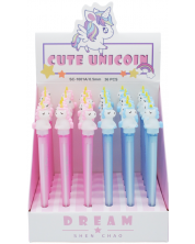 Химикалка с играчка - Cute Unicorn, асортимент -1