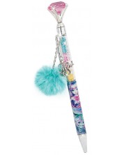 Химикалка с пухче Nebulous Stars - Исадора, с цветен диамант