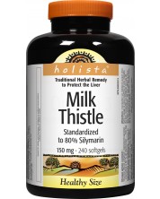 Holista Milk Thistle, 150 mg, 240 капсули, Natural Factors