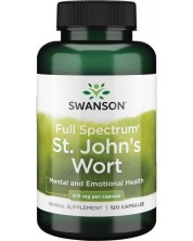 Full Spectrum St. John's Wort, 375 mg, 120 капсули, Swanson