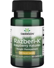 Razberi-K, 100 mg, 60 капсули, Swanson