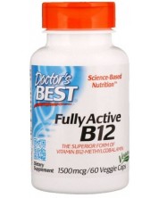 Fully Active B12, 1500 mcg, 60 капсули, Doctor's Best -1