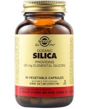 Oceanic Silica, 25 mg, 50 растителни капсули, Solgar -1