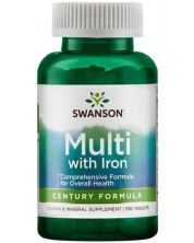 Multi with Iron, 130 таблетки, Swanson -1