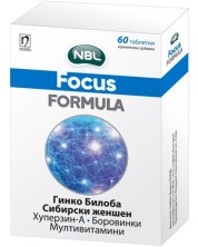 NBL Focus Formula, 60 таблетки, Nobel