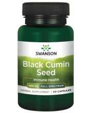 Black Cumin Seed, 400 mg, 60 капсули, Swanson -1